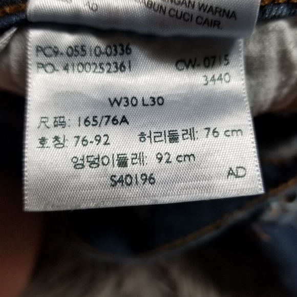 Levi's , Men Jean's , size W 30 L 30. - Picture 5 of 6